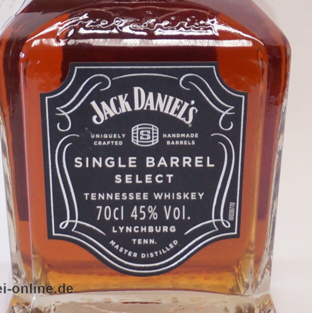 Jack Daniels Tennessee Whiskey | Single Barrel Select | 45% Vol. - 70cl.