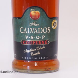 Couperne Fine Calvados VSOP | Apfelbranntwein / Weinbrand | 40% vol. - 0,7 Liter Flasche