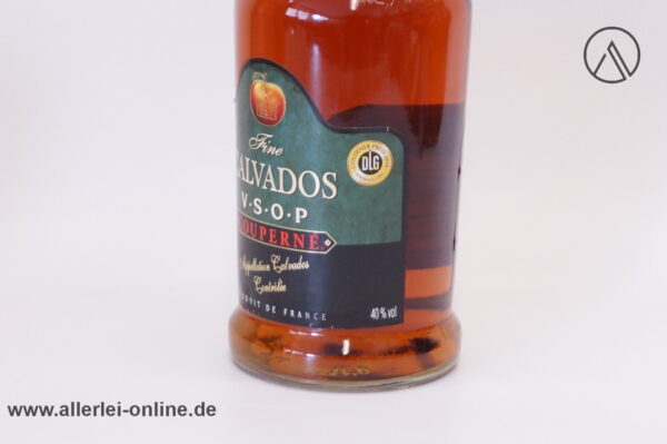 Couperne Calvados V.S.O.P. | Apfelbranntwein / Weinbrand | 40% vol. - 0,7 Liter Flasche