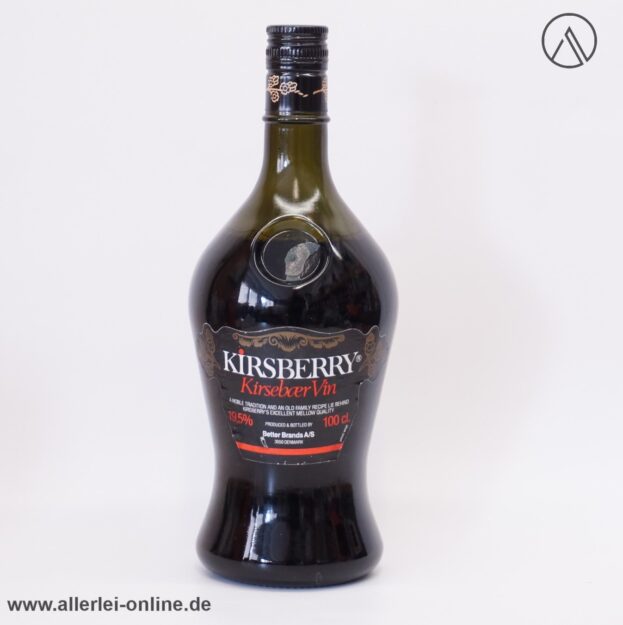 Kirsberry Cheery Likör | Vintage Dänischer Kirschlikör-Wein | 1,0L. - 19,5% vol