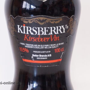 Kirsberry Cheery Likör | Vintage Dansk Kirschlikör-Wein | 1,0L. - 19,5% vol