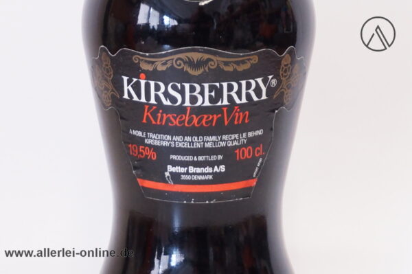 Kirsberry Cheery Likör | Vintage Dansk Kirschlikör-Wein | 1,0L. - 19,5% vol