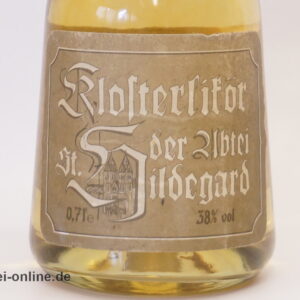 Klosterlikör der Abtei St. Hildegard | Alter Kloster Kräuterlikör | 0,7L. - 38% vol