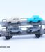 PIKO H0 | Dahmer Autotransportwagen mit 4 DDR Trabant PKW beladen