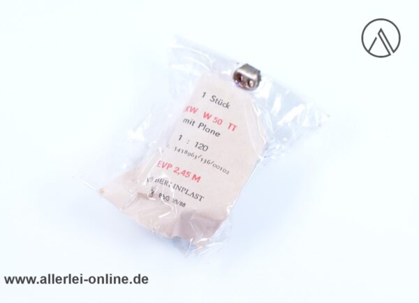 Spur TT - 1:120 | LKW W50 mit Plane | Vintage VEB Berlinplast - DDR Modellauto