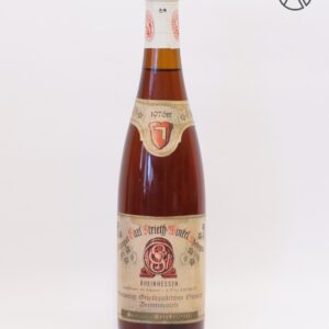 Carl Strieth Winkel Rheingau | 1976 er Horrweiler Gewürzgärtchen Silvaner Beerenauslese - 0,7 Liter Flasche