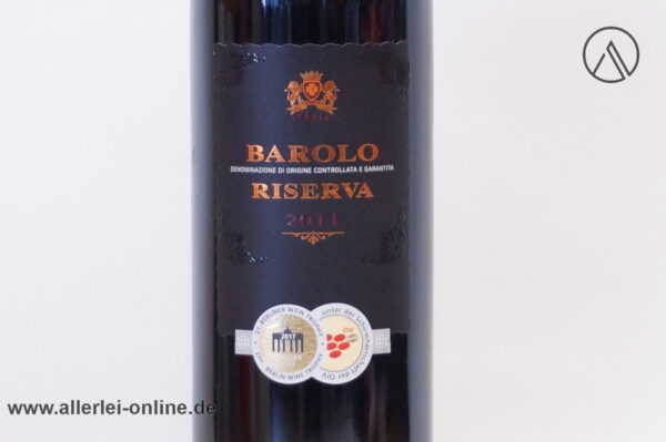 Barolo Riserva 2011 DOCG Italien Rotwein - 0,75 Liter Flasche