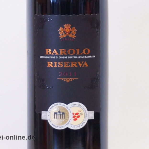 Barolo Riserva 2011 DOCG Italien Rotwein - 0,75 Liter Flasche
