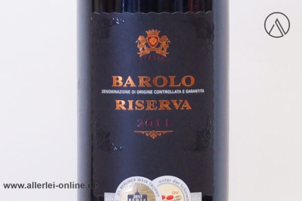 Barolo Riserva 2011 DOCG Italien Rotwein - 0,75 Liter