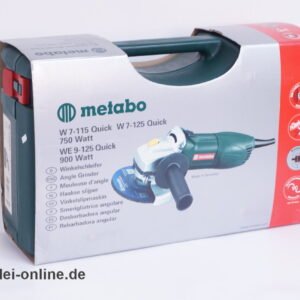 Metabo Winkelschleifer | W7-115 Quick 750 Watt