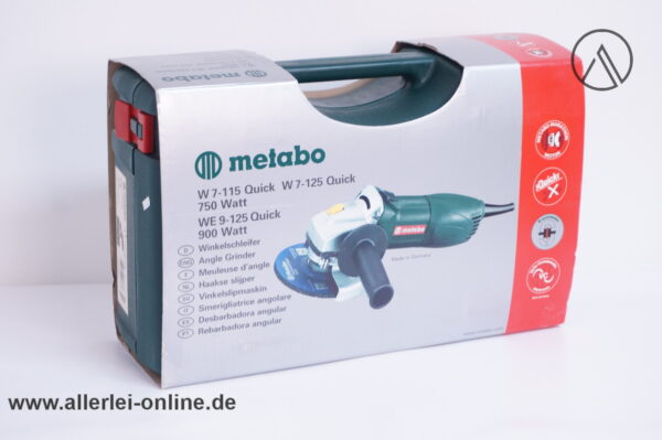 Metabo Winkelschleifer | W7-115 Quick 750 Watt
