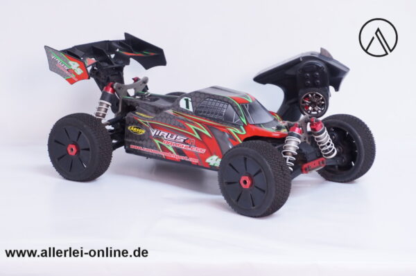 CARSON 1:8 RC | Virus 4.1 Brushless - 4WD mit 2,4 Ghz Reflex Wheel PRO3 Steuerung