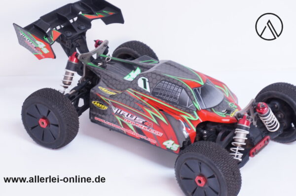 CARSON RC Modell | Virus 4.1 Brushless - 4WD mit 2,4 Ghz Reflex Wheel PRO3
