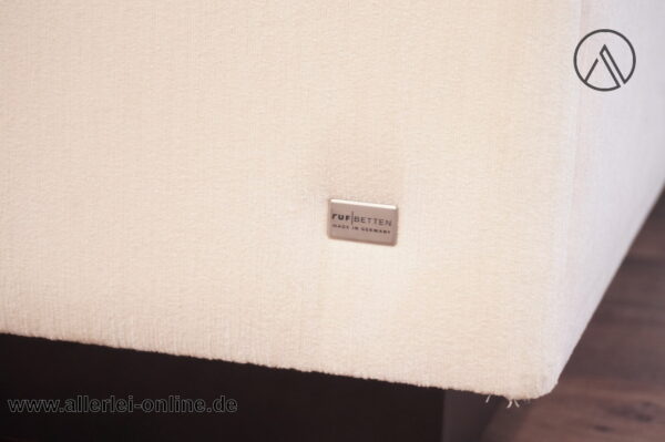 RUF Polsterbett - Beige | Boxspringbett mit Komfort Lattenrost und Matratze | 140 x 200 cm Made in Germany