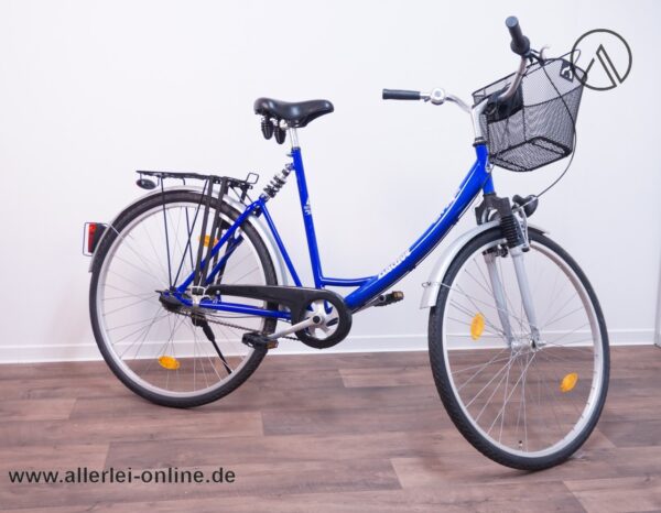 ACTIVE City 28 Zoll Damenfahrrad | Damen Fahrrad ,blau | 7-Gang Nabenschaltung