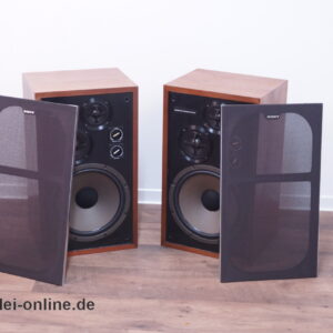 Sony SS-5050 | Carbocon HiFi Lautsprecher | 3-Wege Boxen | Vintage Standlautsprecher | Höhe 63 cm
