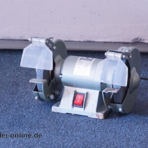 Interkrenn Doppelschleifer DS150/3 Schleifmaschine | 400W Polierbock Maschine 2900 min/-1 Schleifstein