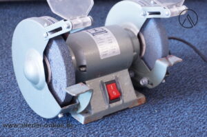 Interkrenn Doppelschleifer DS150/3 Schleifmaschine | 400W Polierbock 2900 min/-1 Schleifstein