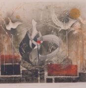 Renee Lubarow france (1923-2017) | Radierung 88/99 | Signiert ,gerahmt 85 x 66 cm