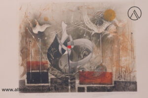 Renee Lubarow france (1923-2017) | Radierung 88/99 | Signiert ,gerahmt 85 x 66 cm