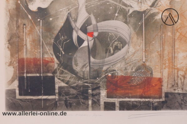Renee Lubarow | Farbradierung 88/99 | Signiert ,gerahmt 85 x 66 cm