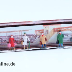 MERTEN H0 Reisende Frauen und Männer - Eisenbahn Figurensatz Nr. 810 | 6 Stück 1:87 Figuren mit OVP