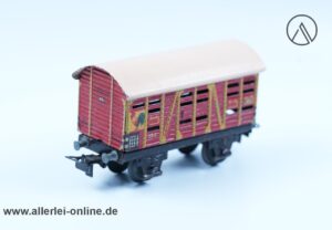 Märklin 386 Blech- Güterwagen | Gedeckter Viehtransportwagen Güterwagen