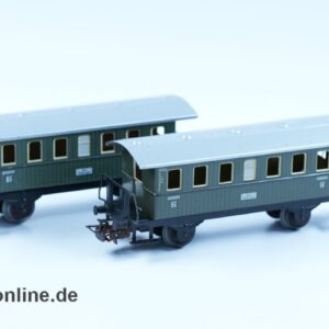 Märklin H0 | 2 Stück Märklin 4051 Stg | Blech Personenwagen 2.Klasse