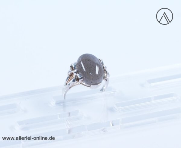 Labradorit Edelsteinring | 925 Silber | Edelstein Silberschmuck