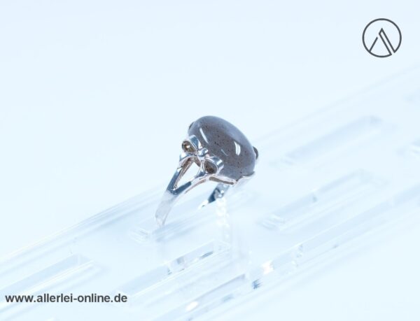 Labradorit Edelstein Ring | 925er Silber | Edelstein Silberschmuck