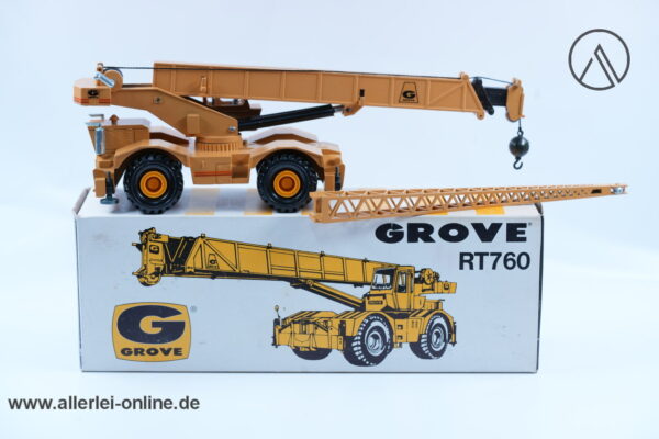 GROVE RT 760 Kranwagen - Teleskopkran | Mobilkran | Vintage 1/55 NZG Modell 149