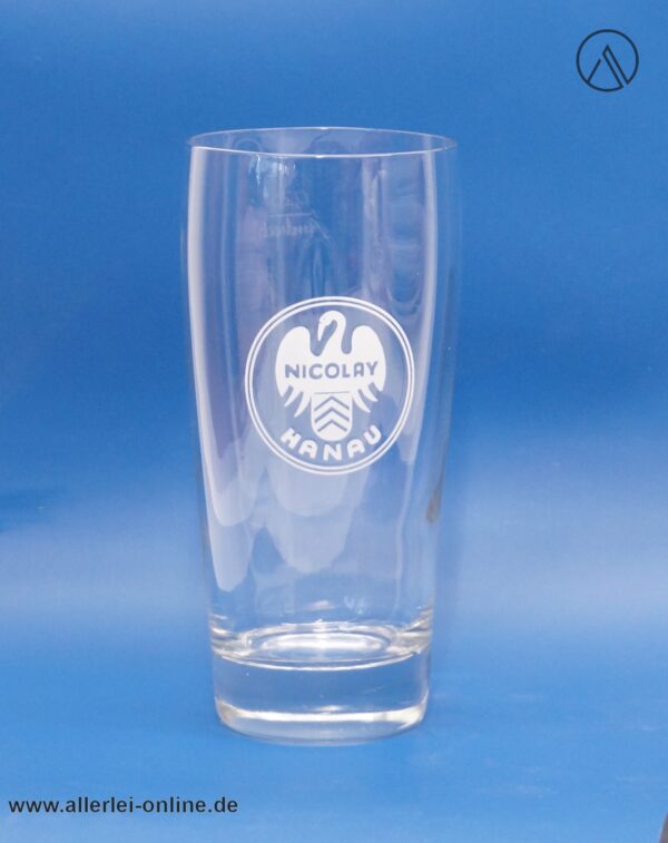 NICOLAY Hanau Brauerei Glas | Nicolay Bierglas | 0,25l
