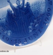 Alter Royal Copenhagen Denmark Porzellan Wandteller | 1219 - 15 Juni 1969 | 750 Jahre Gedenkteller
