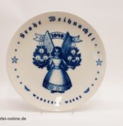 Rosenthal Porzellan Wandteller | Frohe Weihnacht 1940 | Wanderer Werke Chemnitz Schönau Weihnachtsteller