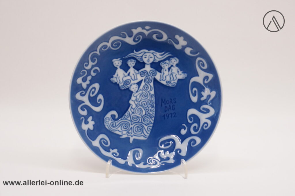 Royal Copenhagen Porzellan Teller | Wandteller | Muttertag - Mors Dag 1972