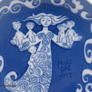 Royal Copenhagen Porzellan Teller | Wandteller | Muttertag - Mors Dag 1972 Mothers Day