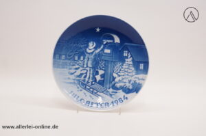 Royal Copenhagen Porzellan Weihnachtsteller | Wandteller | Weihnachten 1984