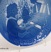 Royal Copenhagen Porzellan Weihnachtsteller | Weihnachten Wandteller | jul i hiemmet 1971