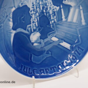 Royal Copenhagen Porzellan Weihnachtsteller | Weihnachten Wandteller | jul i hiemmet 1971