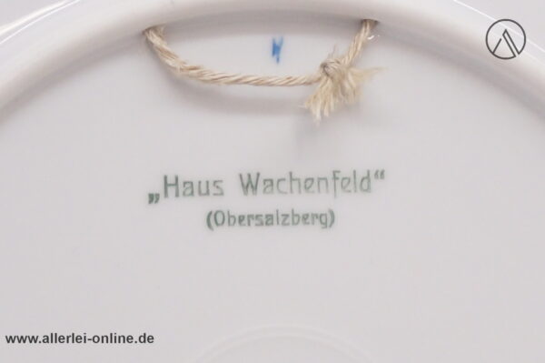 Rosenthal Selb Porzellan Teller | Wandteller | Haus Wachenfeld Obersalzberg Hitlers Berghof Nazi Porzellan