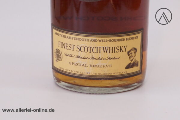 70-80er Jahre Long John | Special Reserve Finest Scotch Whisky | 1,0 Liter - 43% Vol.