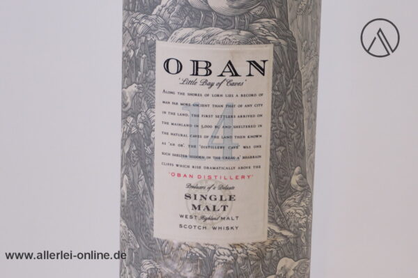 OBAN 14 Jahre Single Malt | West Highland Malt Scotch Whisky | 75cl Flasche - 43% Vol.