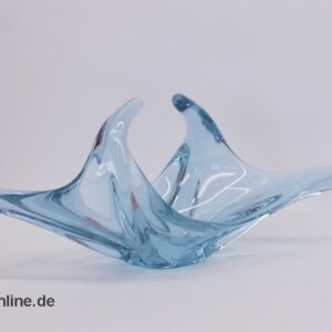Vintage Französische Glas Schale | Glasschale | Zipfelschale 60-70er Jahre | Lila