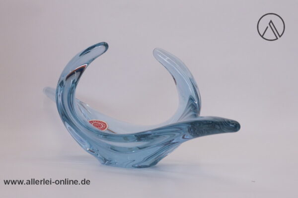 Vintage Französische Glas Schale | Glasschale | Zipfelschale 60-70er Jahre - Lila