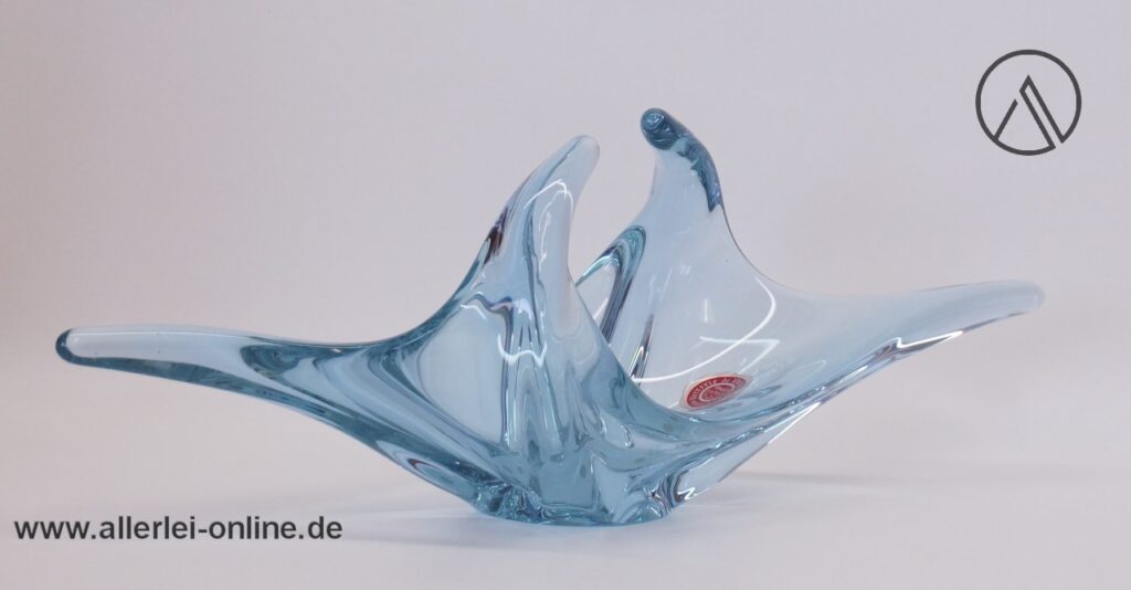 Verrerie de Vallerysthal France Glas Schale | Vintage Glasschale | Lila