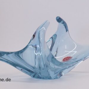 Verrerie de Vallerysthal France Glas Schale | Vintage Glasschale | Lila