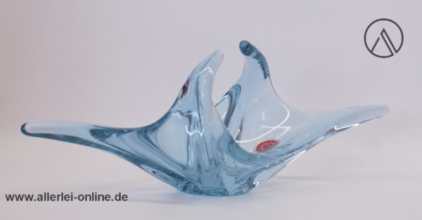 Verrerie de Vallerysthal France Glas Schale | Vintage Glasschale | Lila