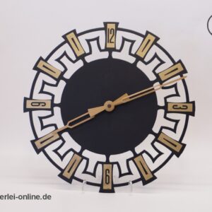 Sunburst Wanduhr Metall mit Quartzwerk | Vintage 60er Jahre Uhr