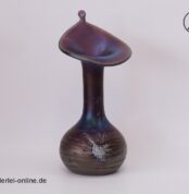 Freiherr von Poschinger Glas Vase | Pallme König | Mundgeblasen | Irrisierend | 28 cm