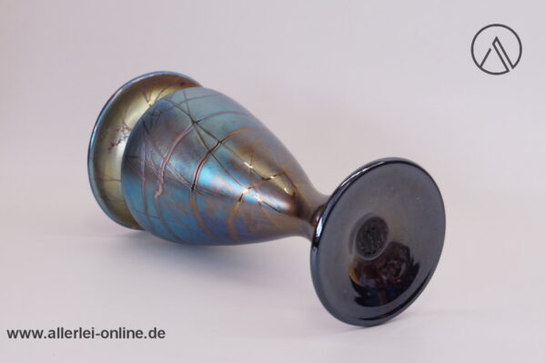 Heiliche Joska Waldglashütte Bodenmais Glas Vase | Blumenvase | faszinierendem Farbverlauf und irisierendem Schimmer